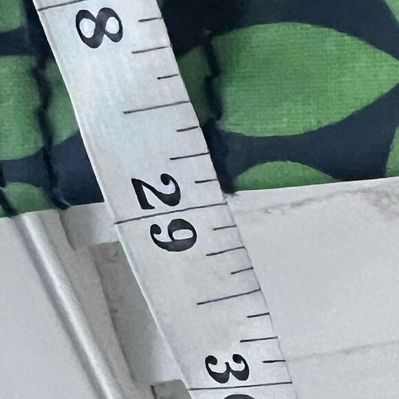 Emerald Green Geometric Diaper Shoulder Bag with Adjustable Strap - Picture 10 of 12